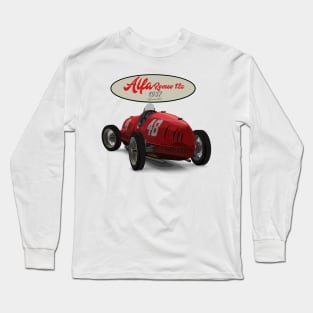 ALFA ROMEO 12C 1937 Back Long Sleeve T-Shirt